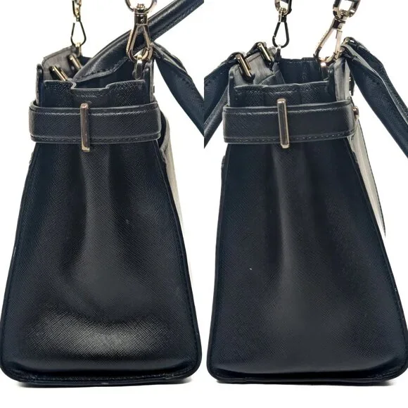 KATE SPADE Black Saffiano Leather medium sized shoulder bag - Picture 5 of 13